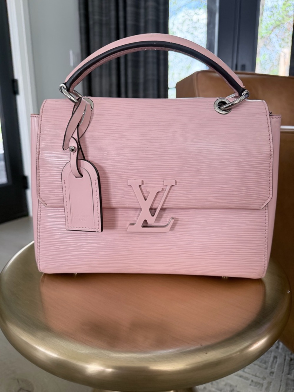 Louis Vuitton Pink Epi Leather Top Handle Satchel - Picture 10 of 16